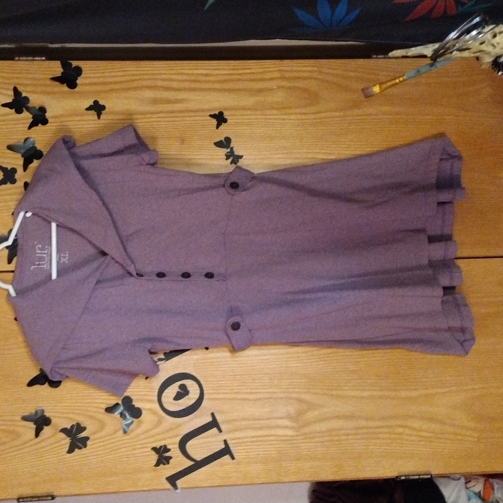 Spring dress in purple size XL